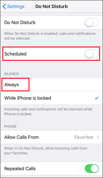 Comment autoriser uniquement les appels des contacts sur un iPhone
