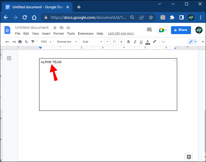 Comment ajouter une zone de texte dans Google Docs