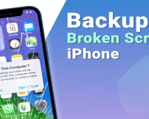 Comment sauvegarder un iPhone avec un écran cassé