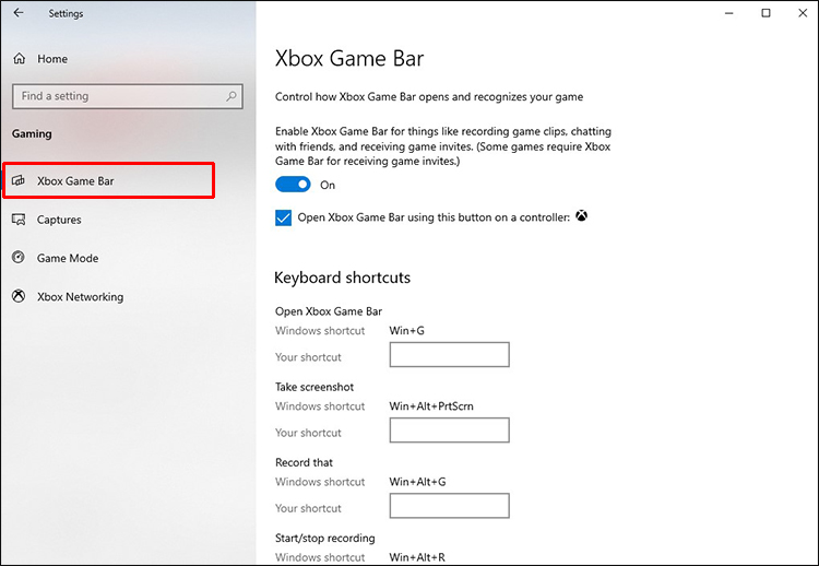 Comment activer la barre de jeu Xbox dans Windows